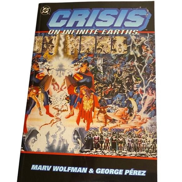 DC Comics Crisis On Infinite Earths GraphicNovel Paperback 1985 Series Crossover - Picture 1 of 7